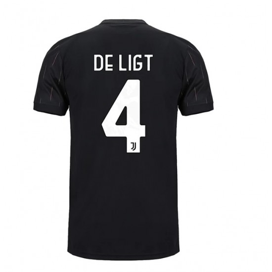 Camisola Juventus Matthijs de Ligt 4 Equipamento Segundo 2021-2022 Manga Curta